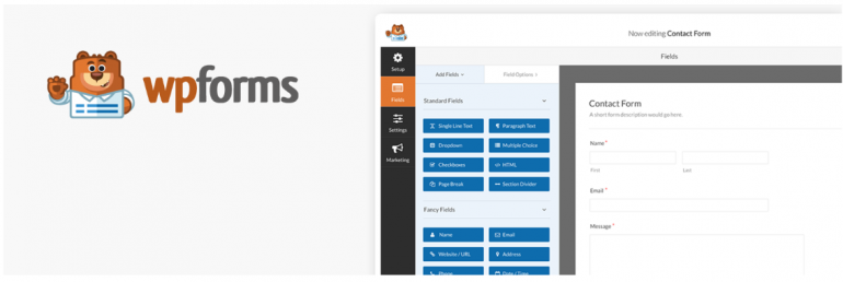 Screenshot WPForms.