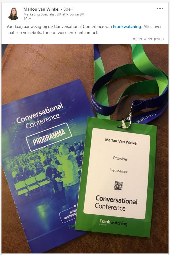 LinkedIn conversational conference