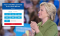 Een voorbeeld van visual cueing op de landingspagina van Hillary Clinton.