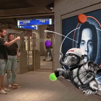 Digitale expositie in metronetwerk tijdens Museumnacht 2019 Amsterdam