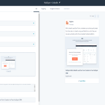 HubSpot voegt LinkedIn lead gen-formulieren toe aan gratis HubSpot CRM