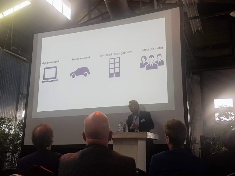 Presentatie HP van Tilburg op de Digital Workplace Day.