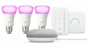 Philips Hue Starterspakket met Google Home: een bundelmodel.