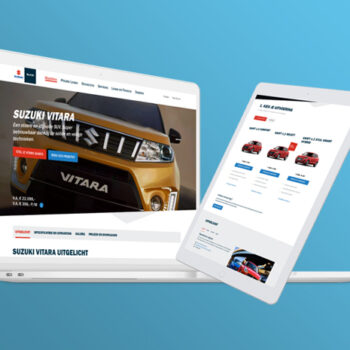 Website Suzuki van middenklasser naar sportuitvoering