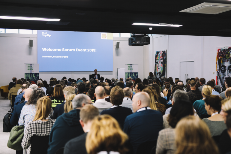 Foto gemaakt op Scrum Event 2018