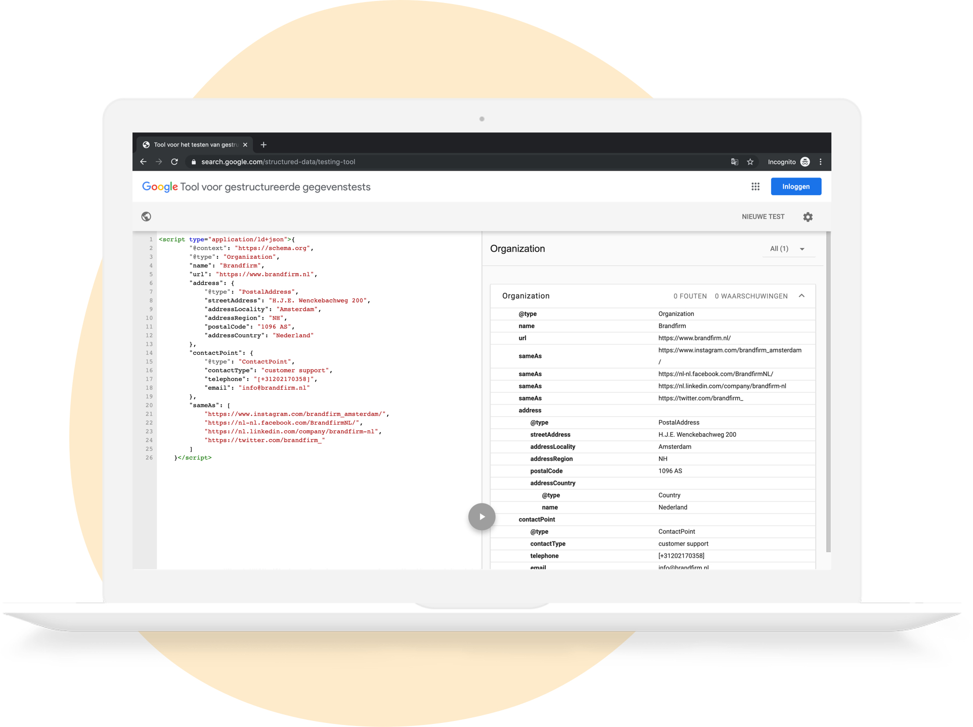 Google testing tool