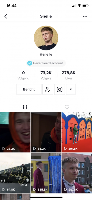 Snelle op TikTok