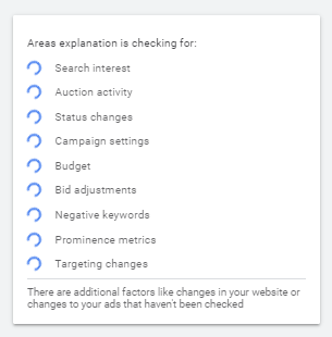 Screenshot van de wijzigingen in Google Ads.