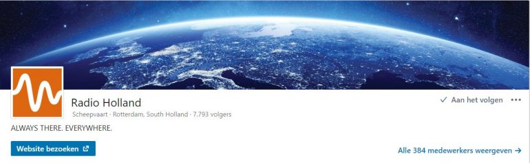 Radio Holland op LinkedIn