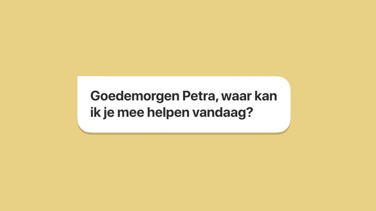 Vraag van een chatbot