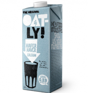 Oatly verpakking.
