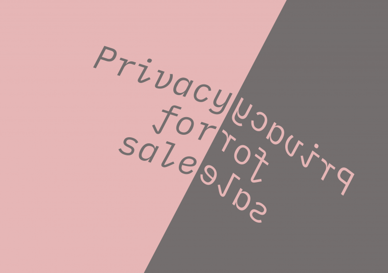 Privacy for sale