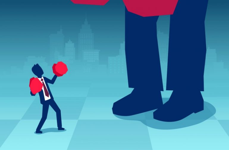 vechten tegen iets groters Belastingdienst