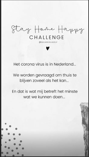 Stay Home challenge.