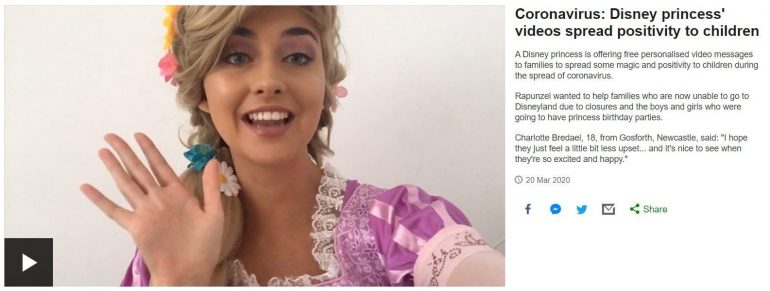 Verjaardagsgroet Disney prinses
