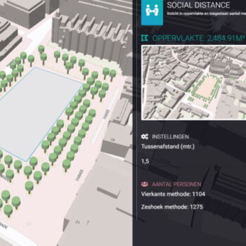 Social distance tool geeft inzicht in 1,5 meter samenleving
