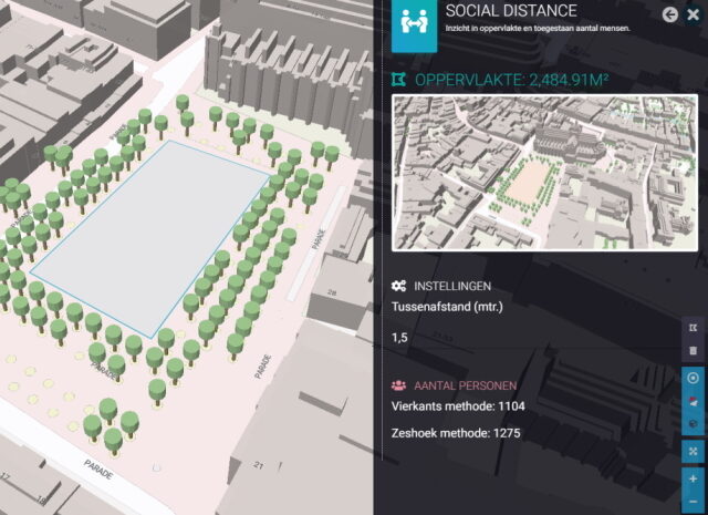 Social distance tool geeft inzicht in 1,5 meter samenleving