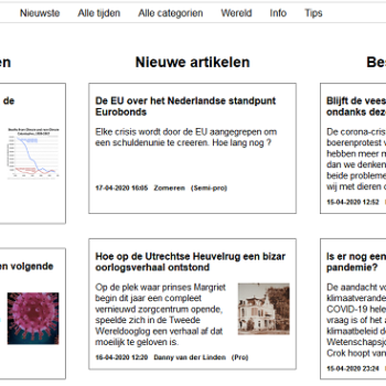 Nieuw en onafhankelijk nieuwsplatform Wemakethenews.nl is live!