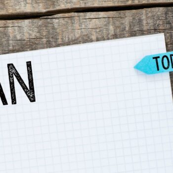 Voorkom teleurstelling, plannen voor je werkdag zijn er om bij te stellen