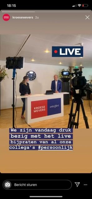 Live video-updates