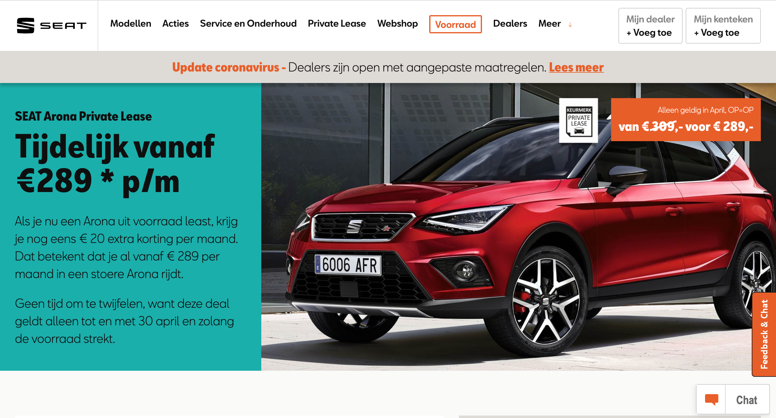 Advertentie SEAT Arona