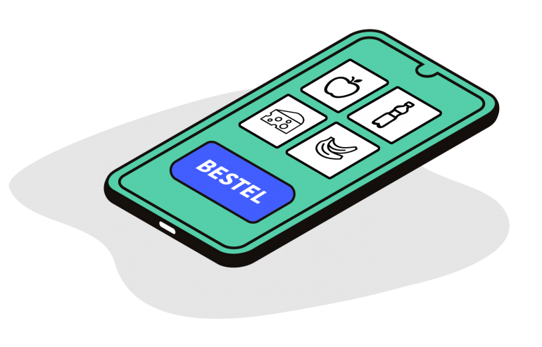 Ux design app supermarkt