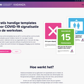 Antwerps ontwerpbureau lanceert gratis templates voor COVID-19 signalisatie op de werkvloer
