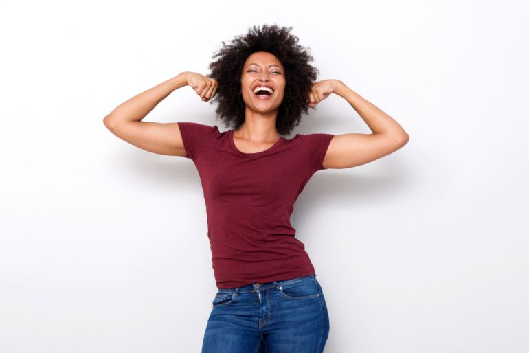 power pose voorafgaand aan je videocall