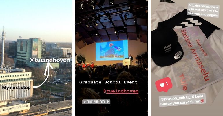 Win a Trip-winnaars deelden zelf volop content via Instagram Stories, als influencers.