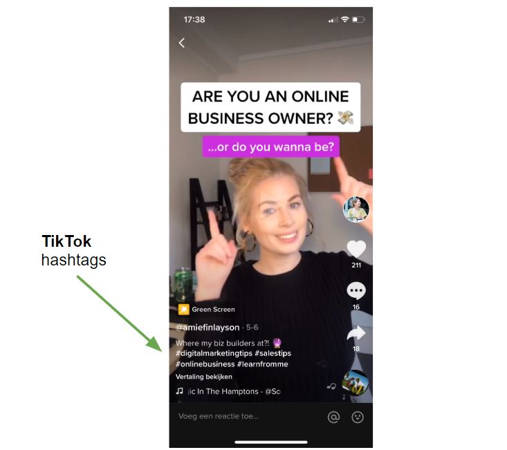 TikTok-hashtags.