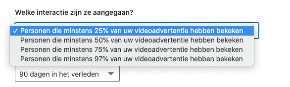 Kijkgedrag video advertentie