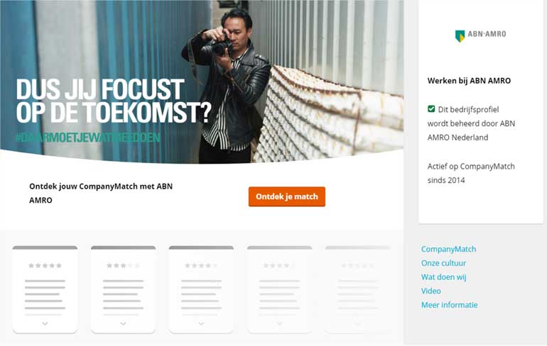 Companymatch screenshot.