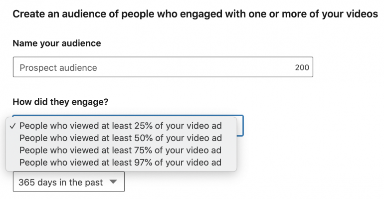 remarketing linkedin video-advertentie
