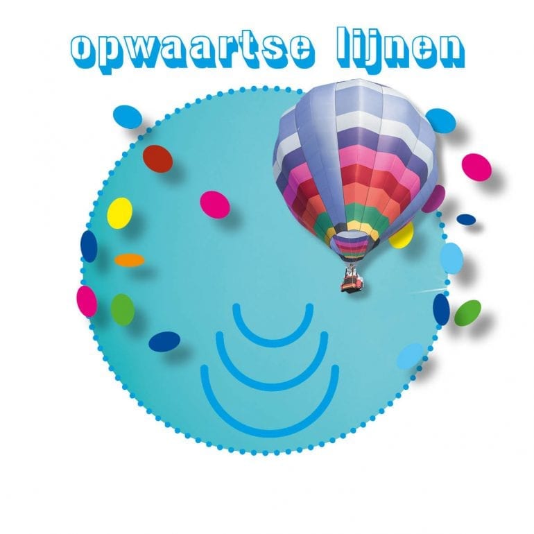 Luchtballon en confetti.