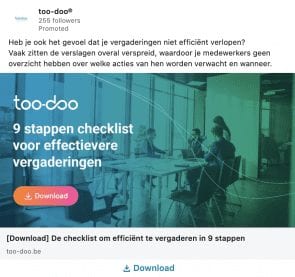 Too-Doo LinkedIn Ad