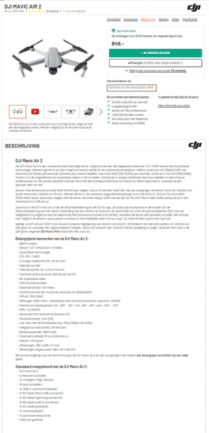 Kamera Express SEO product tekst