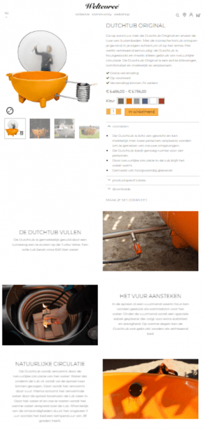 Weltevree SEO product tekst