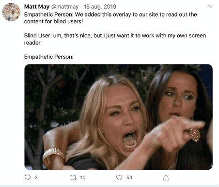Tweet van Matt May