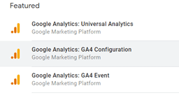 Analytics 4 configuration