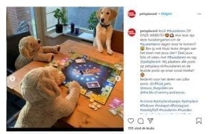 Instagrampost voor de user generated content-campagne van Pets Place