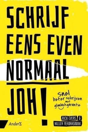 Cover Schrijf eens even normaal joh – Snel beter schrijven met glimlachgarantie