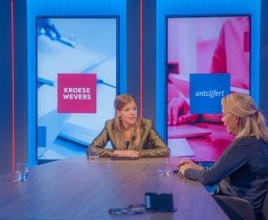 Een voorbeeld van een tafelgesprek. 