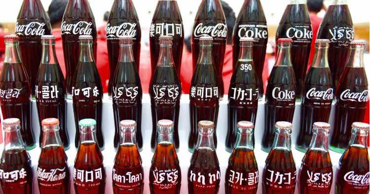 Lokale marketing van Coca Cola.