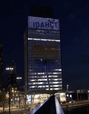 Afbeelding van een bedrijf dat inhaakt op communicatie voor LHBT+.