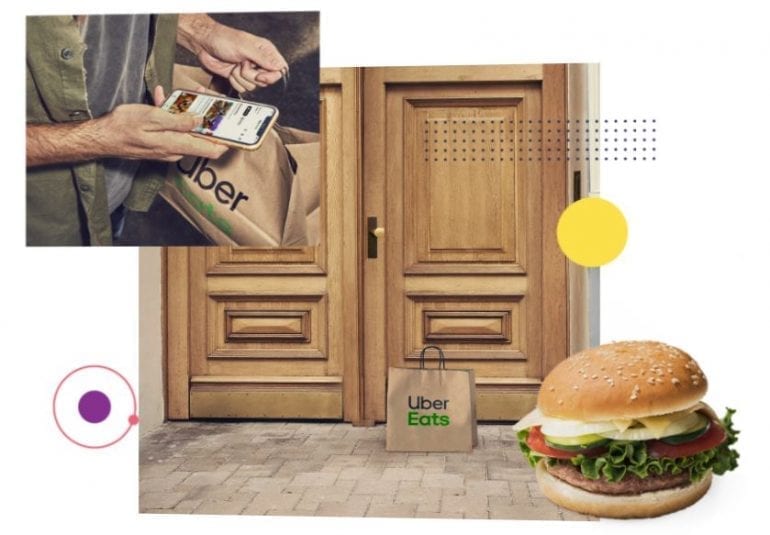 Uber Eats Social advertising