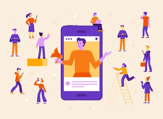influencer marketing via telefoon