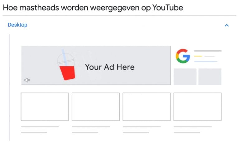 Adverteren YouTube mastheads
