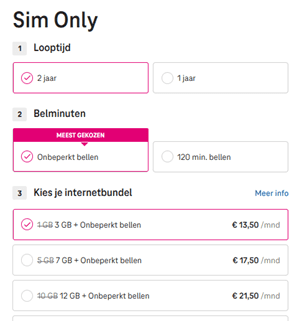 Sim online abonnement
