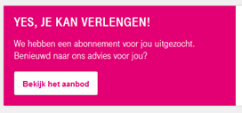 YES JE KAN VERLENGEN