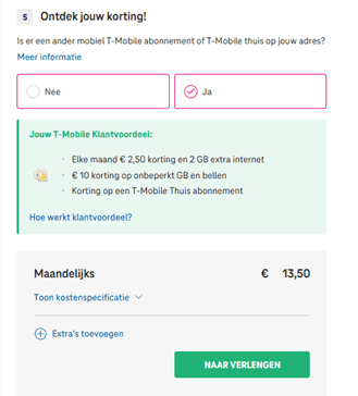 Ontdek jouw korting